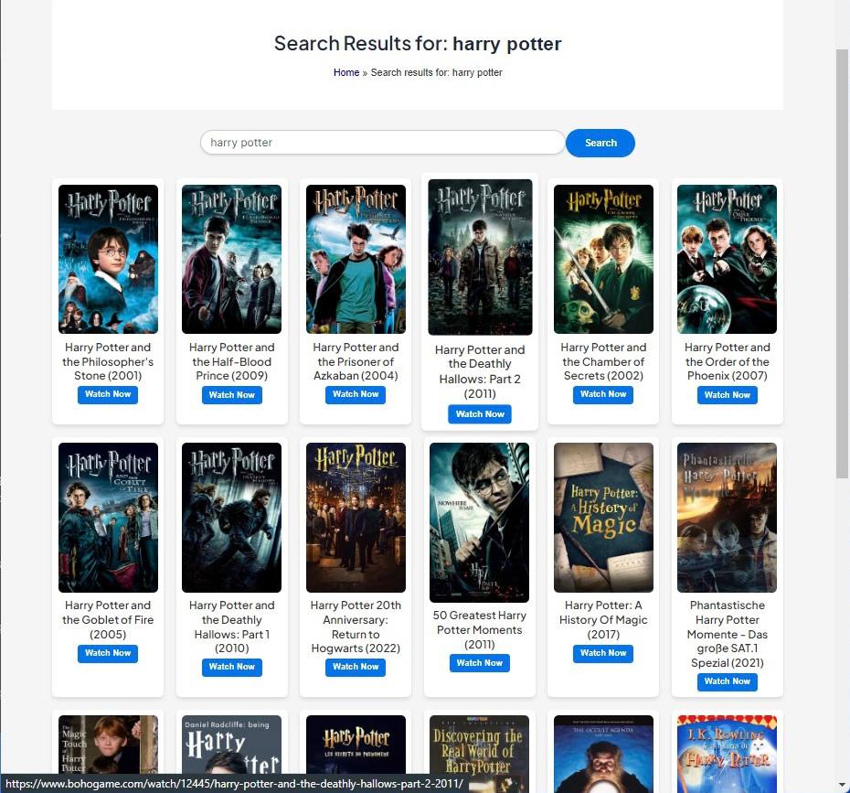 Search Page